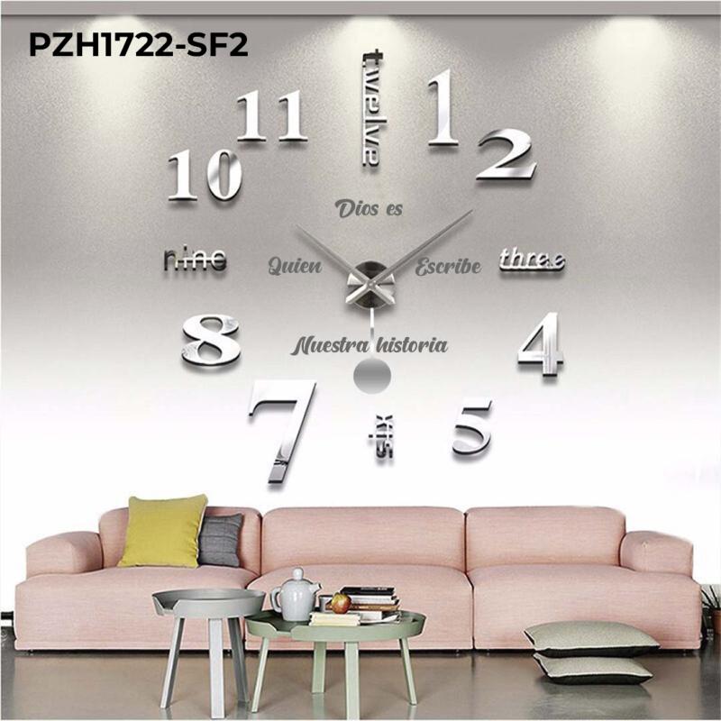 Comprar  Reloj Pared frase en Electroshopy - Ángulo 3